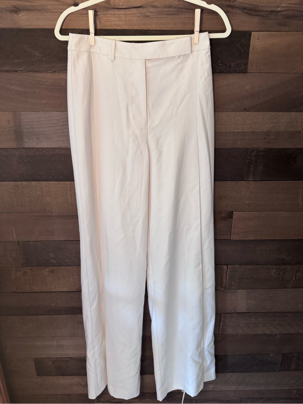 Alexis women's Cream Wide-Leg Dress Pants